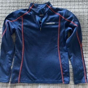 Karbon youth zip top
